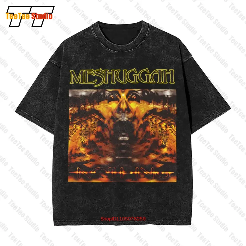 Meshuggah Nothing Schwarz Vintage Oversized T-Shirt RRIX