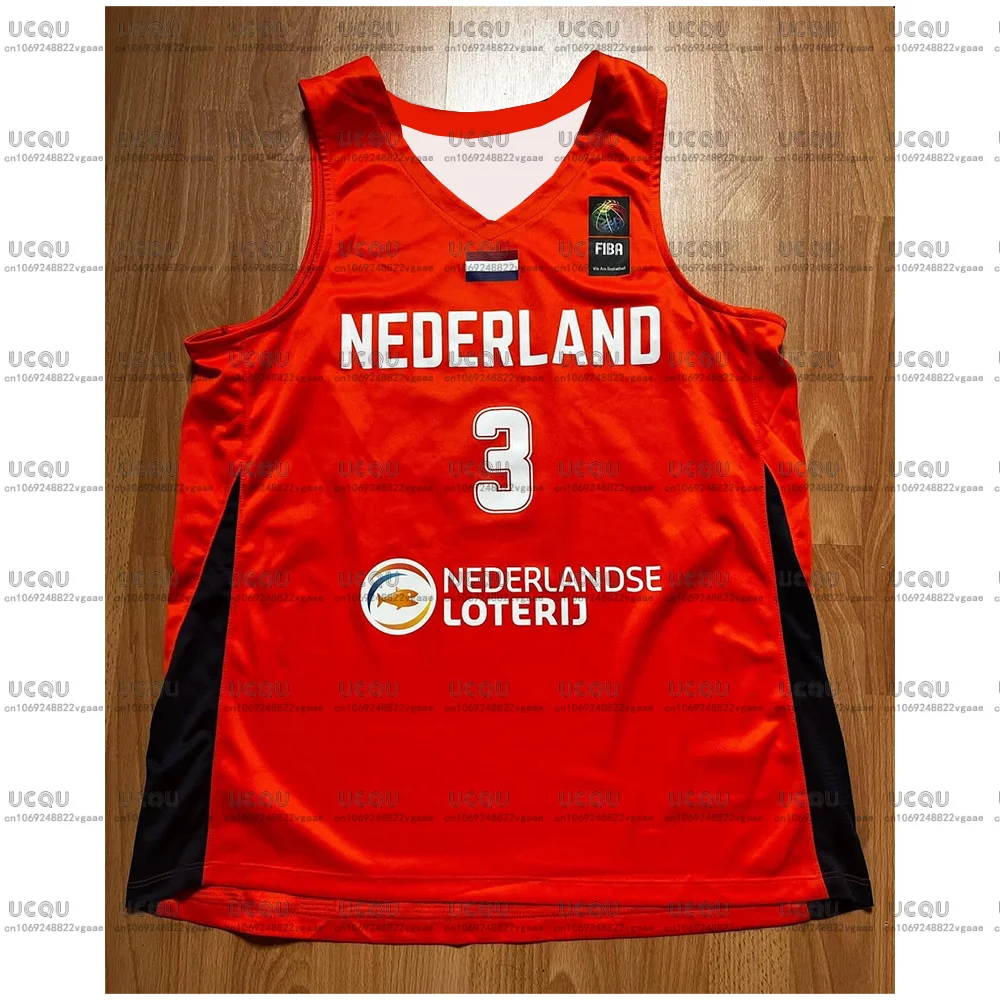 

Men Unisex Basketball Jersey Adult Team T Shirt Tee Home Boys Clothes Netherlands 2022 Tank Top Waistcoat Vest Retro Singlet 3