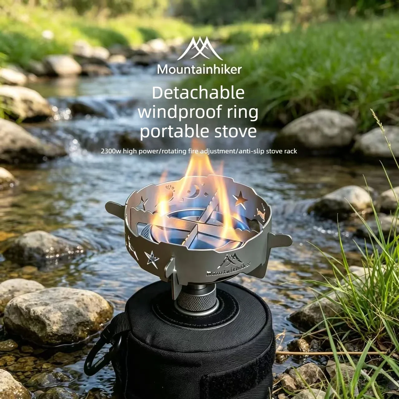 Camping Stove Detachable Windproof Ring Outdoor Stove Windshield High-temperature Resistant Camping Picnic Cooking Supplies
