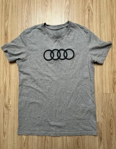 Audi T-shirt Personality Street Style Men's Casual 2025 Summer Cotton Men