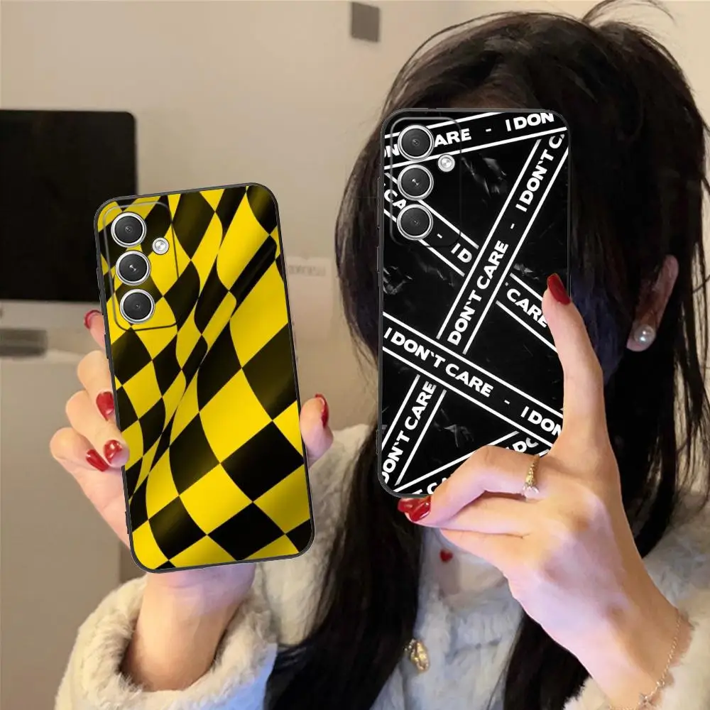 Slogan Care Mobile Cell Phone Case for Samsung Galaxy S26 S25 S24 S23 S22 S21 S20 Note20 Plus FE Ultra Colorful Cover Pretty