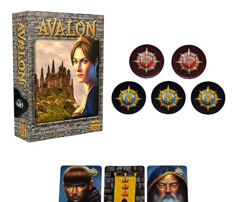 Avalon Mutiny COUP English Board Game Card Friend Battle Toy Family Collection Anime Play Competition New Casual Party Kid