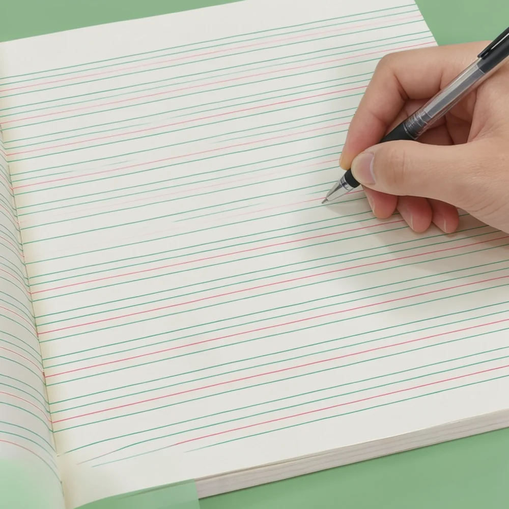 Student Practice Notebooks Set Secondary School Level Eye Protection Paper Journals English Language Creative Writing