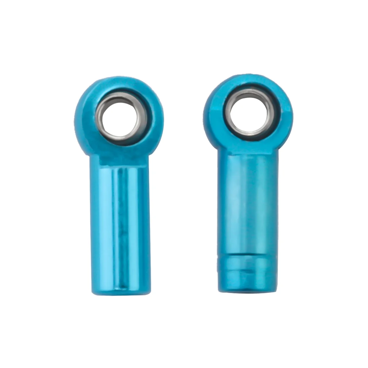 1Pair Metal M3 Tie Rod End Ball Joint Link Ball Head Holder for 1/8 1/10 1/12 1/14 1/16 1/18 RC Crawler Truck Car,1 Blue