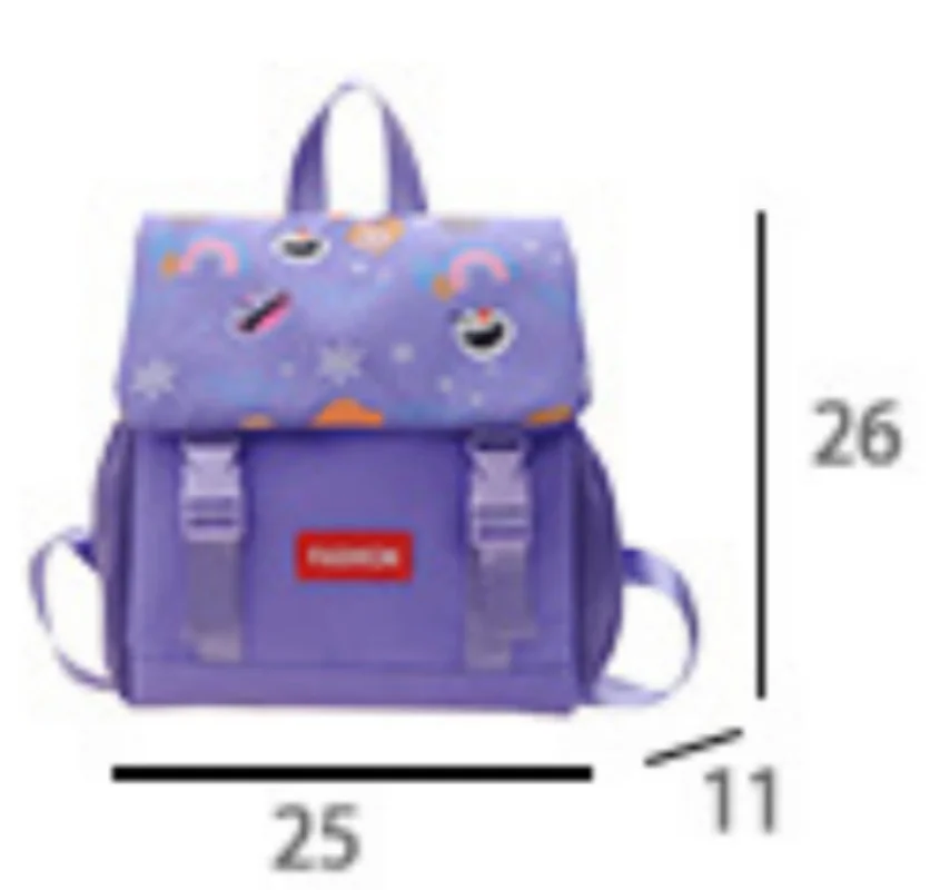 Personalized Children's Backpack, New Printed Cartoon Fashion Backpack, Boys And Girls Kindergarten Flip Backpack