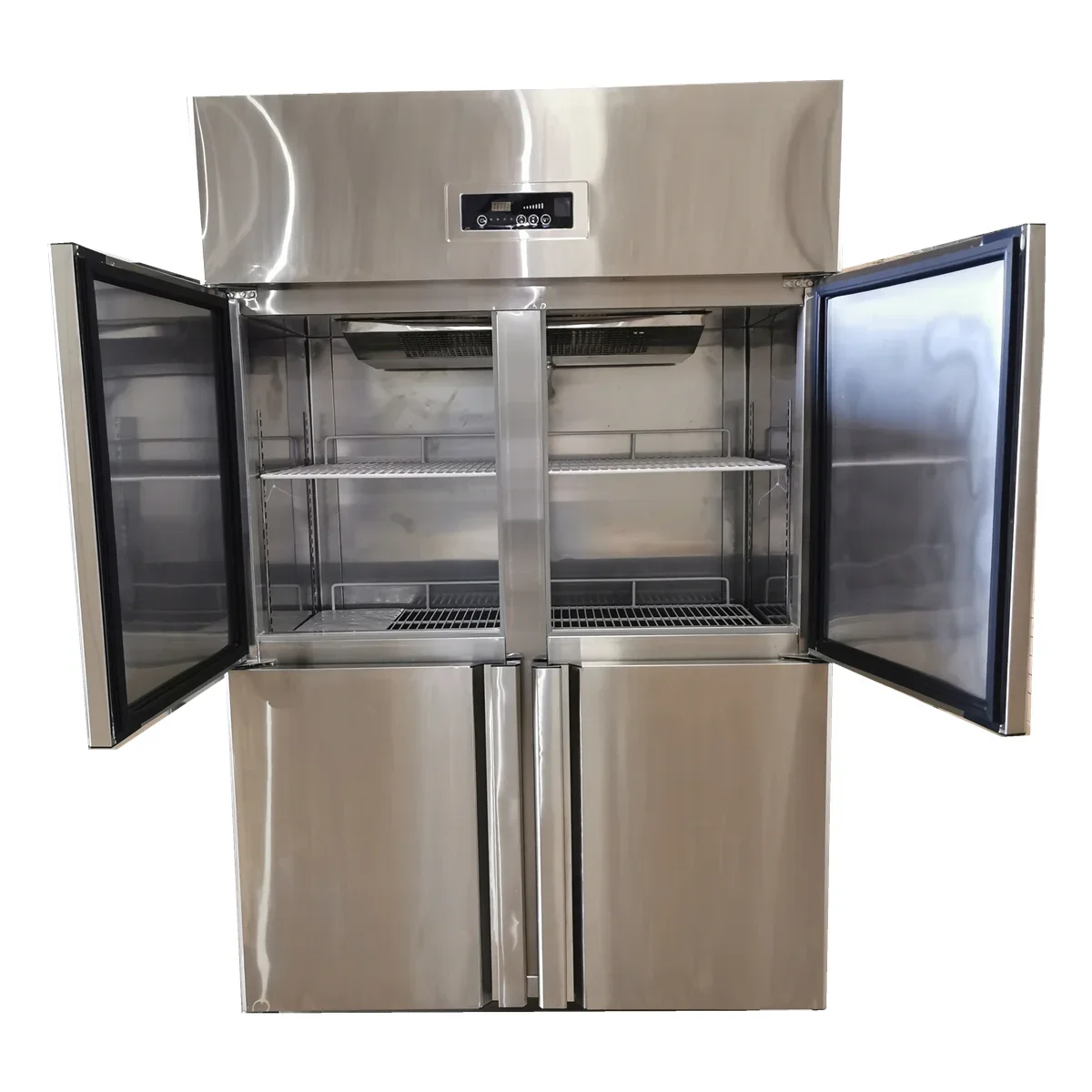 commercial hotel industry upright refrigerator four doors fridge 4 door freezer stainless steel chiller price in hyderabad