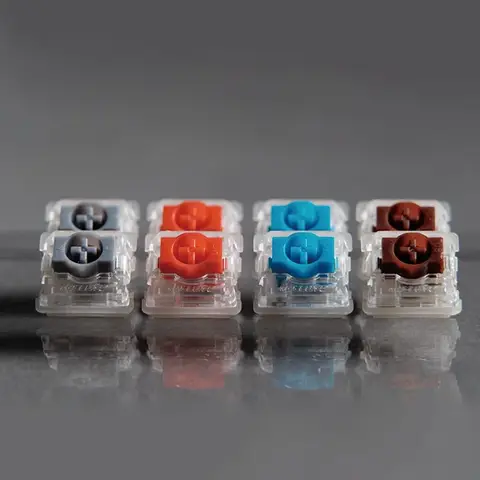 Gateron 로우 프로파일 스위치 2.0 울트라 슬림 궁극적인 기계식 키보드 용 빨간색 파란색 갈색 은색 3 핀 air75 air60 K1 K3 K7 Best5