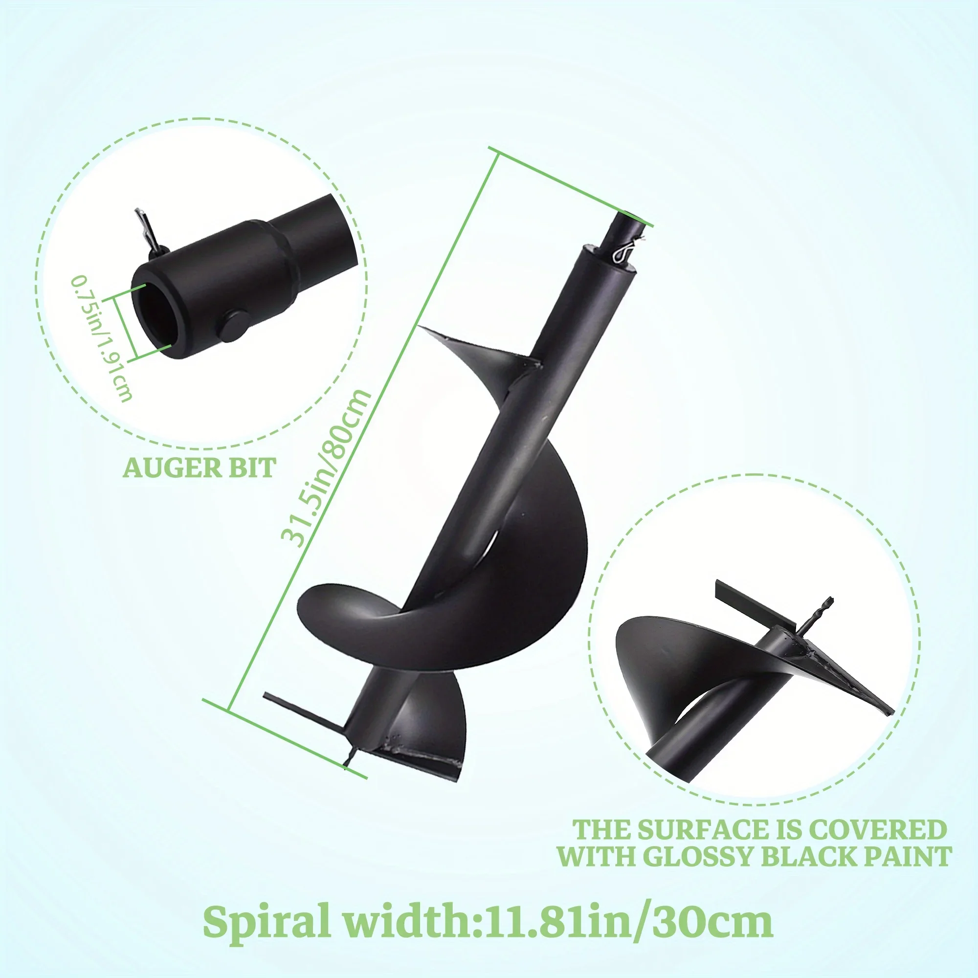 لقمة مثقاب ثقيلة مقاس 12 بوصة لحفارات ثقب الغاز - أداة مناظر طبيعية بعمود 3/4 بوصة #2