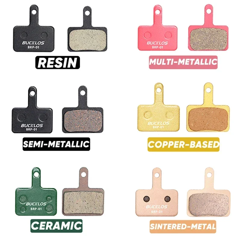 BUCKLOS Bicycle Disc Brake Pads MTB Road Bicycle Disc Brake Pads for SHIMANO B01S B03S B05S MT200 MT400 BIke Parts