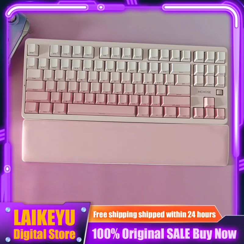 Ajazz PU Leather Mechanical keyboard palm rest Bottom Non-Slip Support Wrist Memory Sponge Waterproof And Easy To Clean