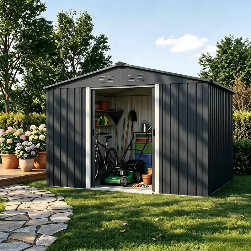 6x8 Outdoor Garden Storage Shed 1