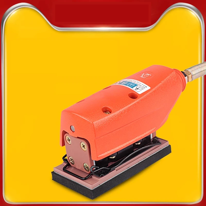 Air Line Sander Pneumatic Track Sandpaper Tool Reciprocating Profile Chamfering Sanding Grinding Machine Shaped Grinder Polisher