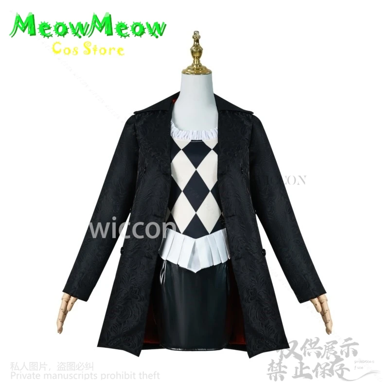 Anime film Joker garnitur Cosplay jednolite spodnie sukienka Lolita dla dorosłego mężczyzny kobieta Halloween boże narodzenie odgrywanie ról dostosowany klaun Cos