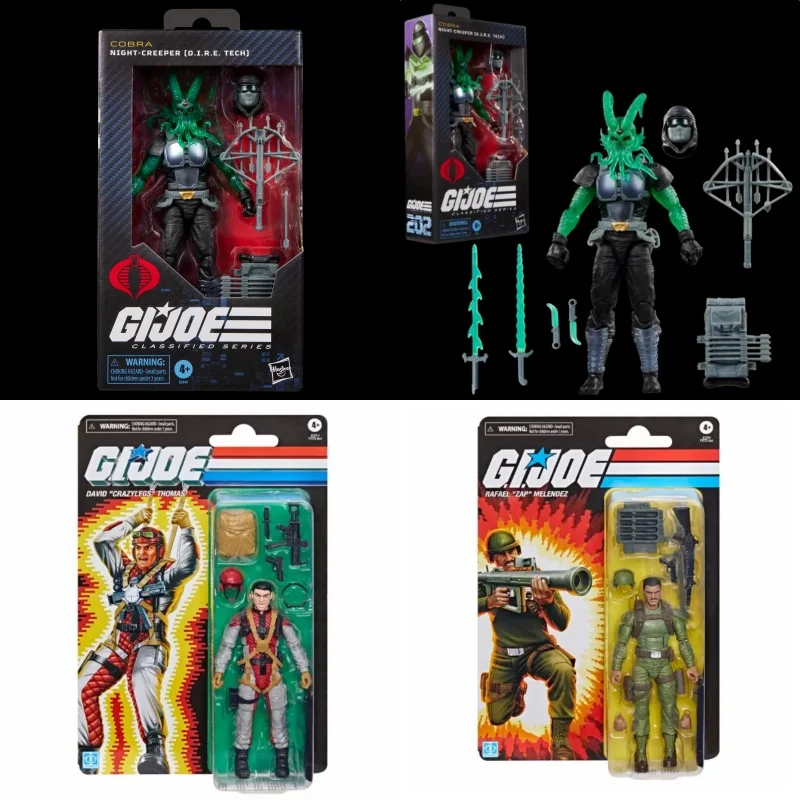 

Hasbro Gi Joe Action Figure Night Creeper Cobra Ninja Mercenary 6 Inch Classified Series D I R E Tech Collectible For Adults