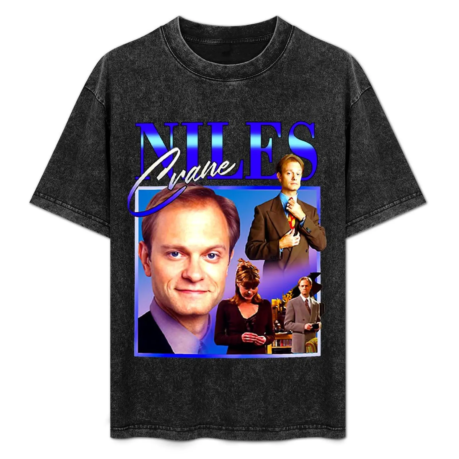 

Wonderful Memory Niles Crane Homage Graphic For Fan T-Shirt Retro Style Print Casual Top