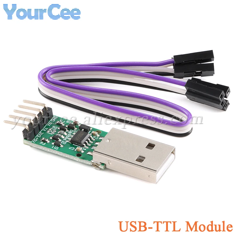 USB-TTL/RS232/RS485 USB-TTL Serial Communication Module CH340 CP2102 Data Conversion Transparent Transmission Standard Protocol