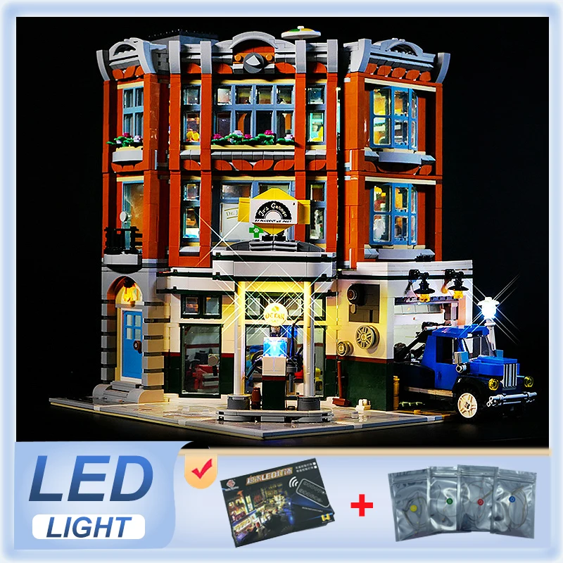 DIY LED Light Kit For LEGO 10264 Corner Garage   (Only LED Light,Without Blocks Model)