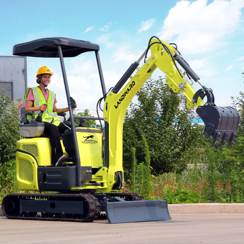 토공 기계 유압 고무 크롤러 미니 굴삭기, 고효율 과수원 CE 트렌치 굴착기, 맞춤형 1200kg, XT12pro