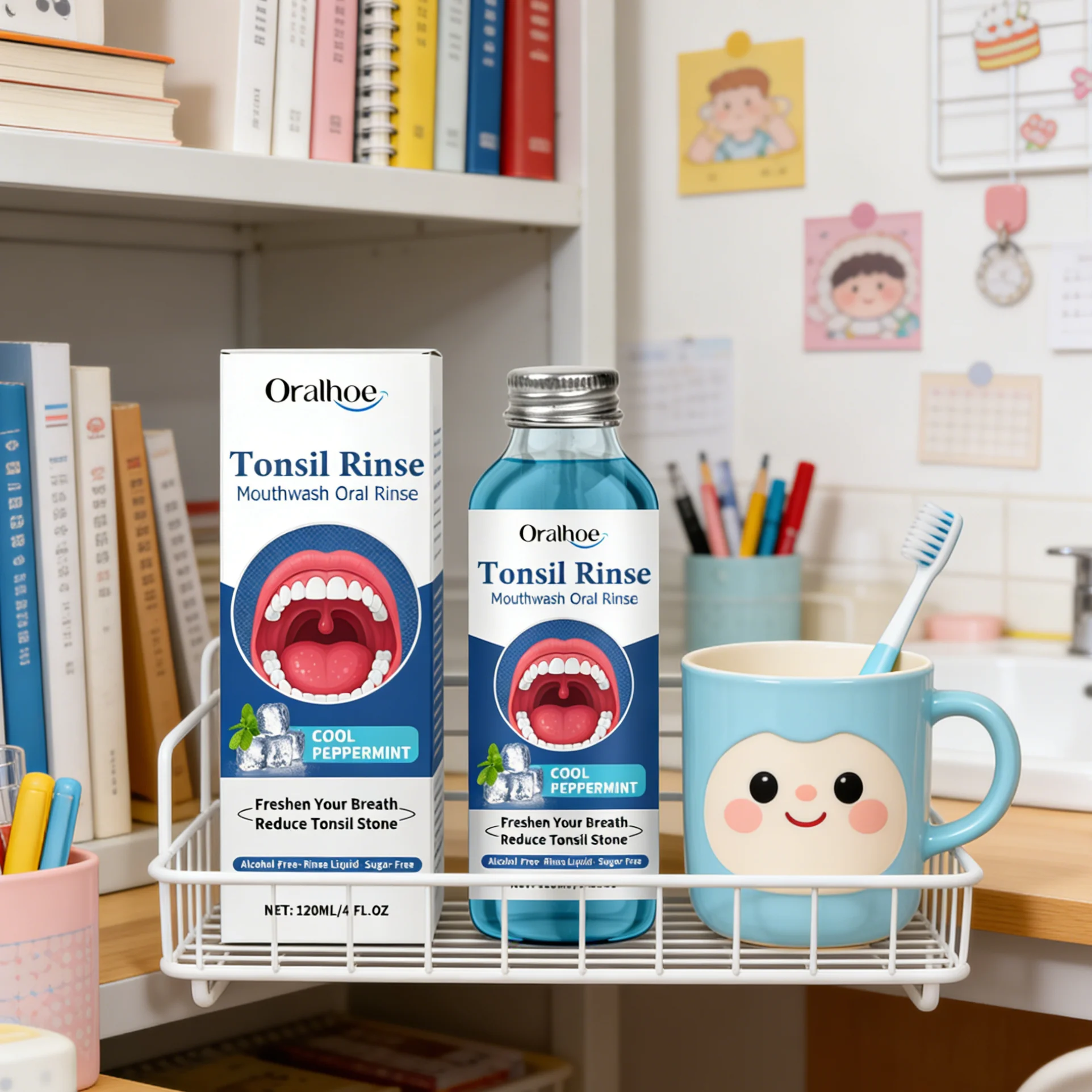 Fresh Breath Mouthwash Oral Odor Removal Teeth Whitening Clean Oral Bacteria Oral Rinse Plaque Reducing Deep Clean Mouthwash