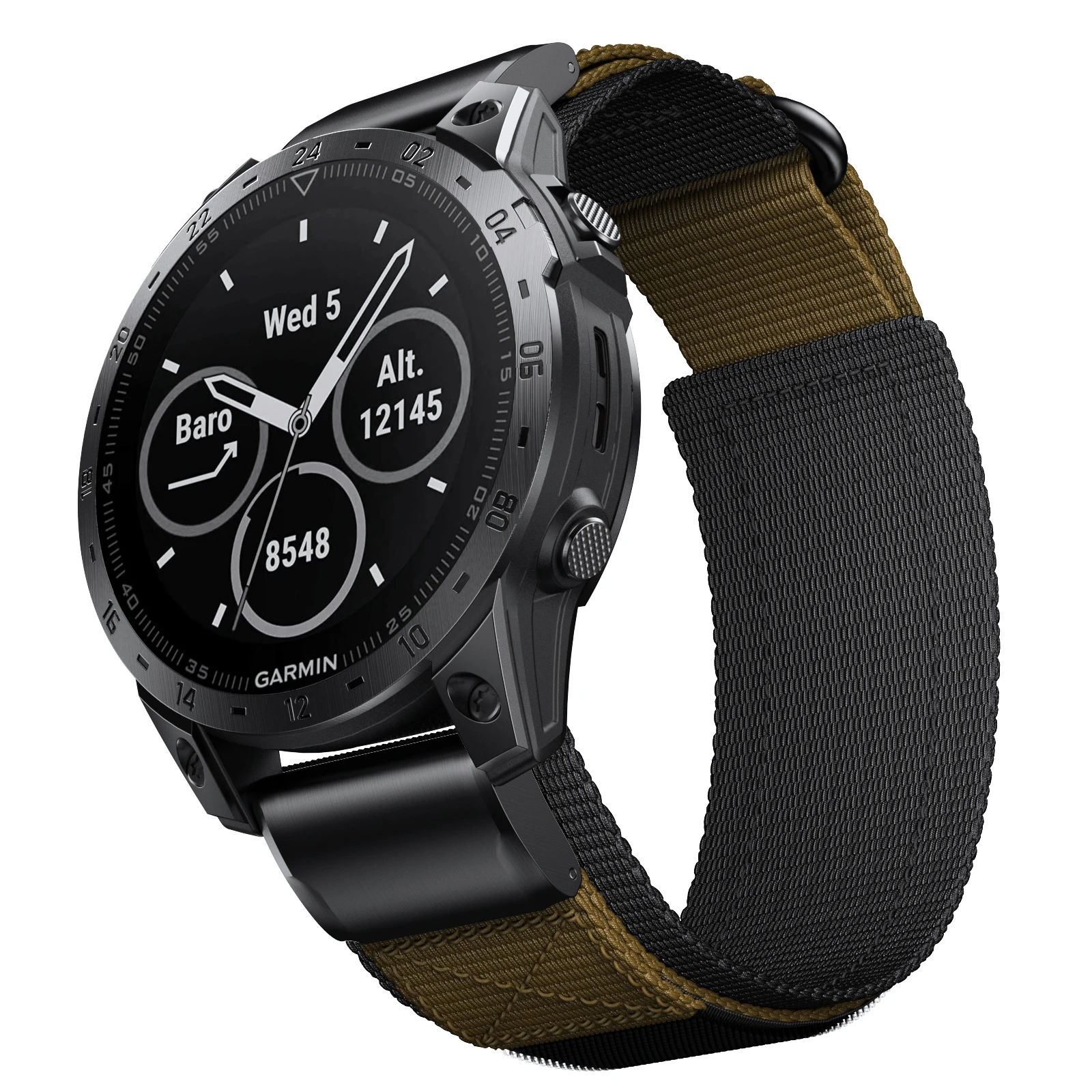 Ремешок нейлоновый для Garmin 22 26 мм 5Plus 6Pro 7Pro, удобный браслет для наручных часов Fenix7XPro 5xplus, тактический Браслет для эндуро 7