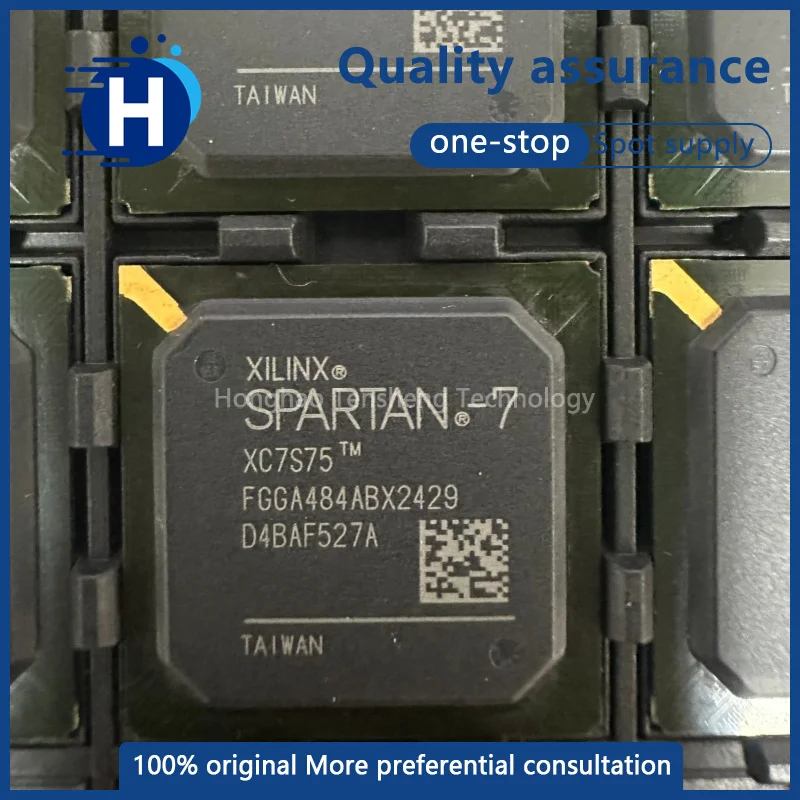 1 piece of high-quality XC7S75-1FGGA484I and XC7S75-2FGGA484C programmable logic devices in BGA484 packaging