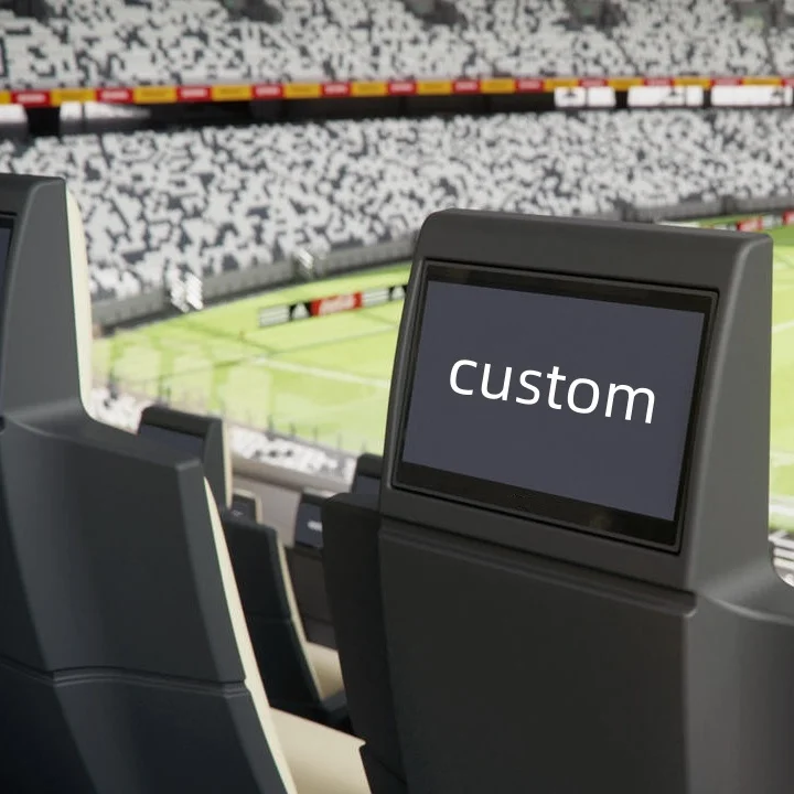 Custom Brand New High Brightness Outdoor Soccer Field Lcd Backseat  for Review the Replays of the Most Exciting Actions