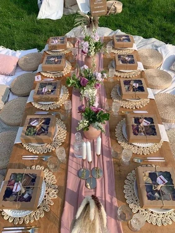 96-16PCS Woven Placemats Boho Table Mats Straw Tablemat Wedding Farmhouse Decor Baby Shower Party 13.5inch