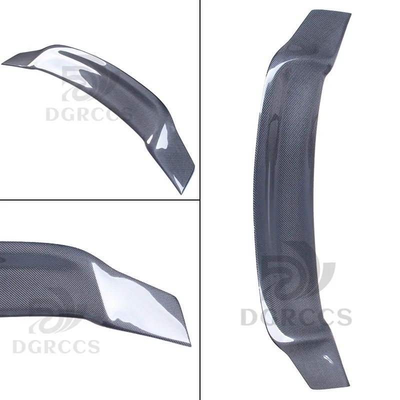 For Mercedes-Benz C-Class W204 4Door R Style Carbon Fiber Rear Spoiler Trunk Wing 2007-2014 Carbon fiber Glossy black