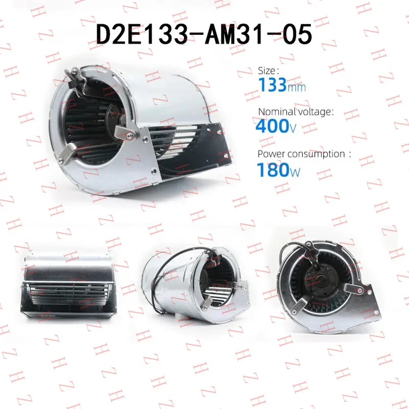 P+ FOR Ebmpaps centrifugal radiator φ133mm D2E133-AM31-05 400VAC high air volume fan