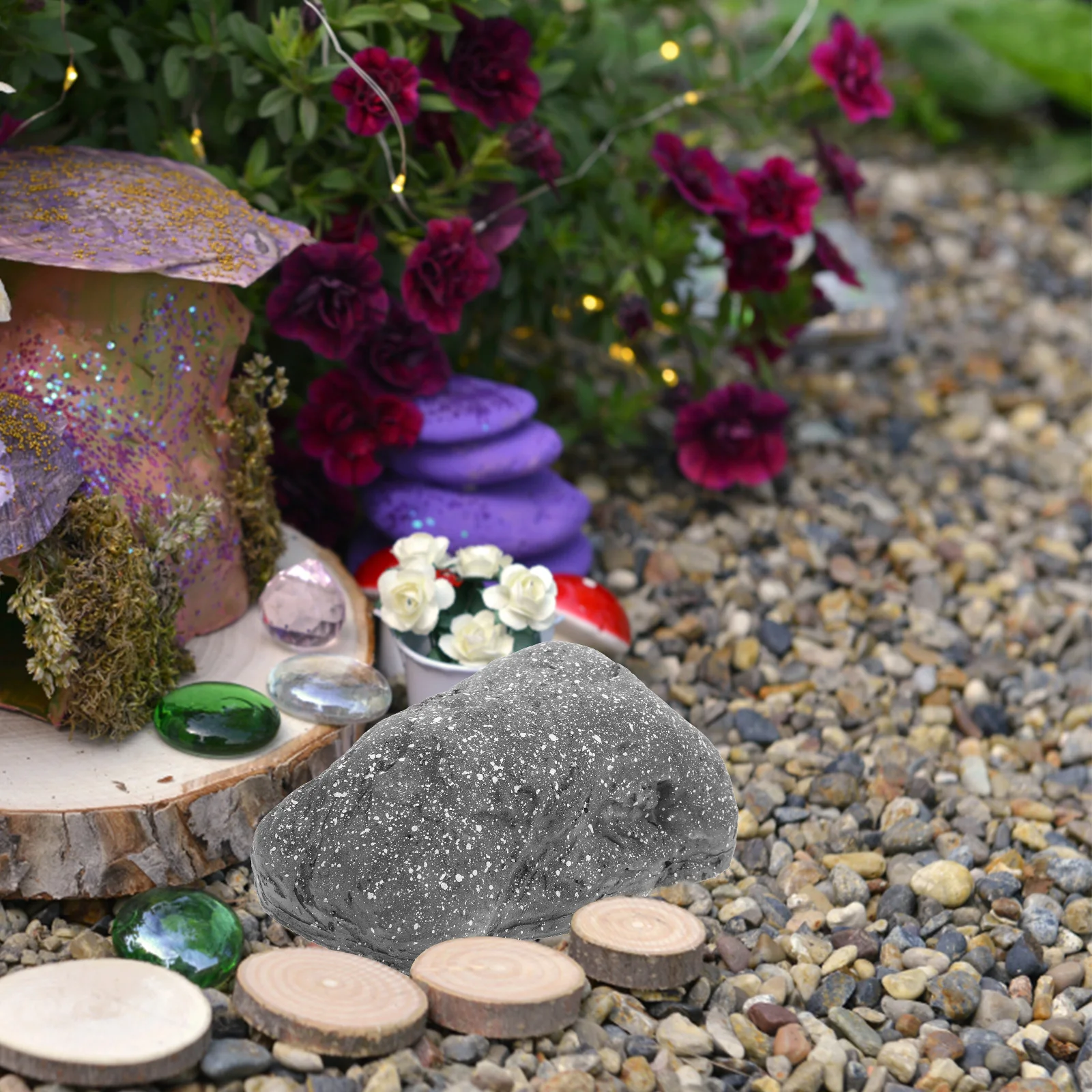

Key Box Stone Hider for House Spare Keys Garden Decor Resin ABS Material Outdoor Key Holder For Outside Holder Yard Saver