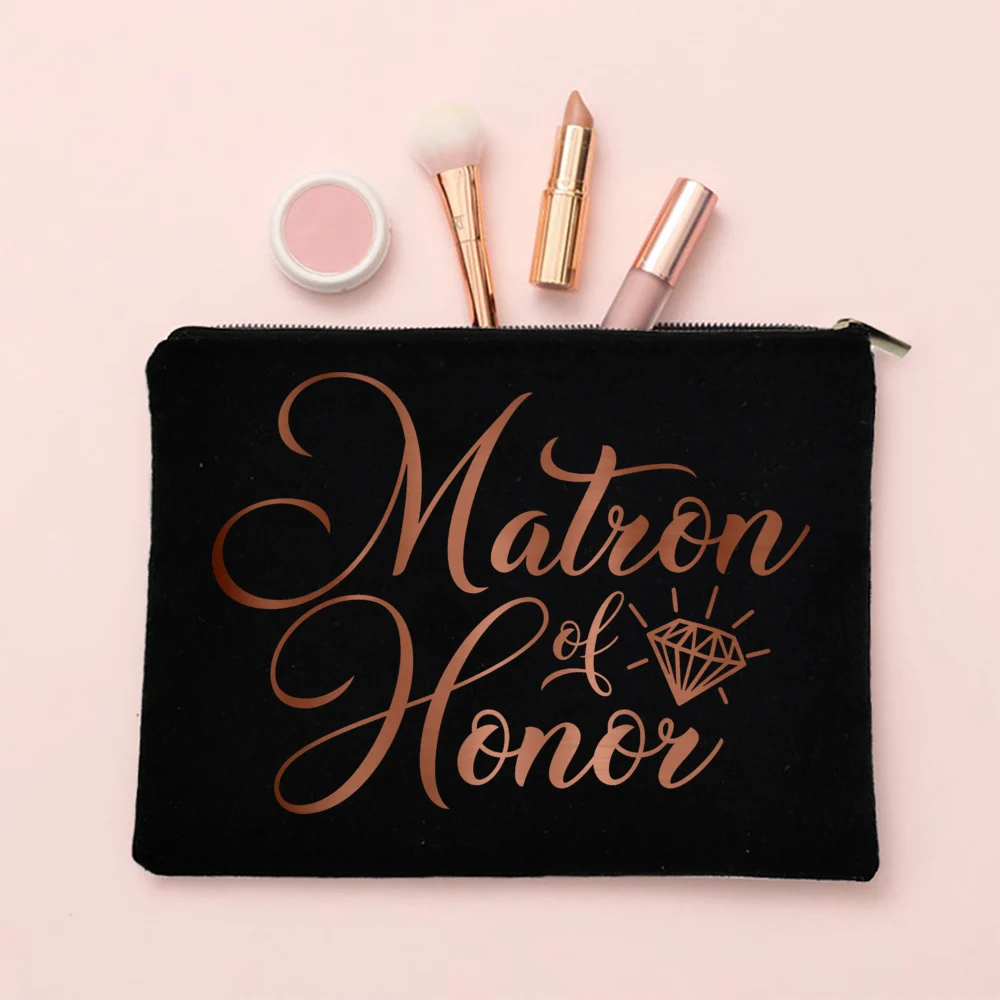 Team Bride Make-up-Tasche, Junggesellenabschied, Kosmetiktaschen, Geldbörse, Brautjungfer, Toilettenartikel, Organizer, Tasche, Geschenke für Hochzeit, Brautparty – Detail 2