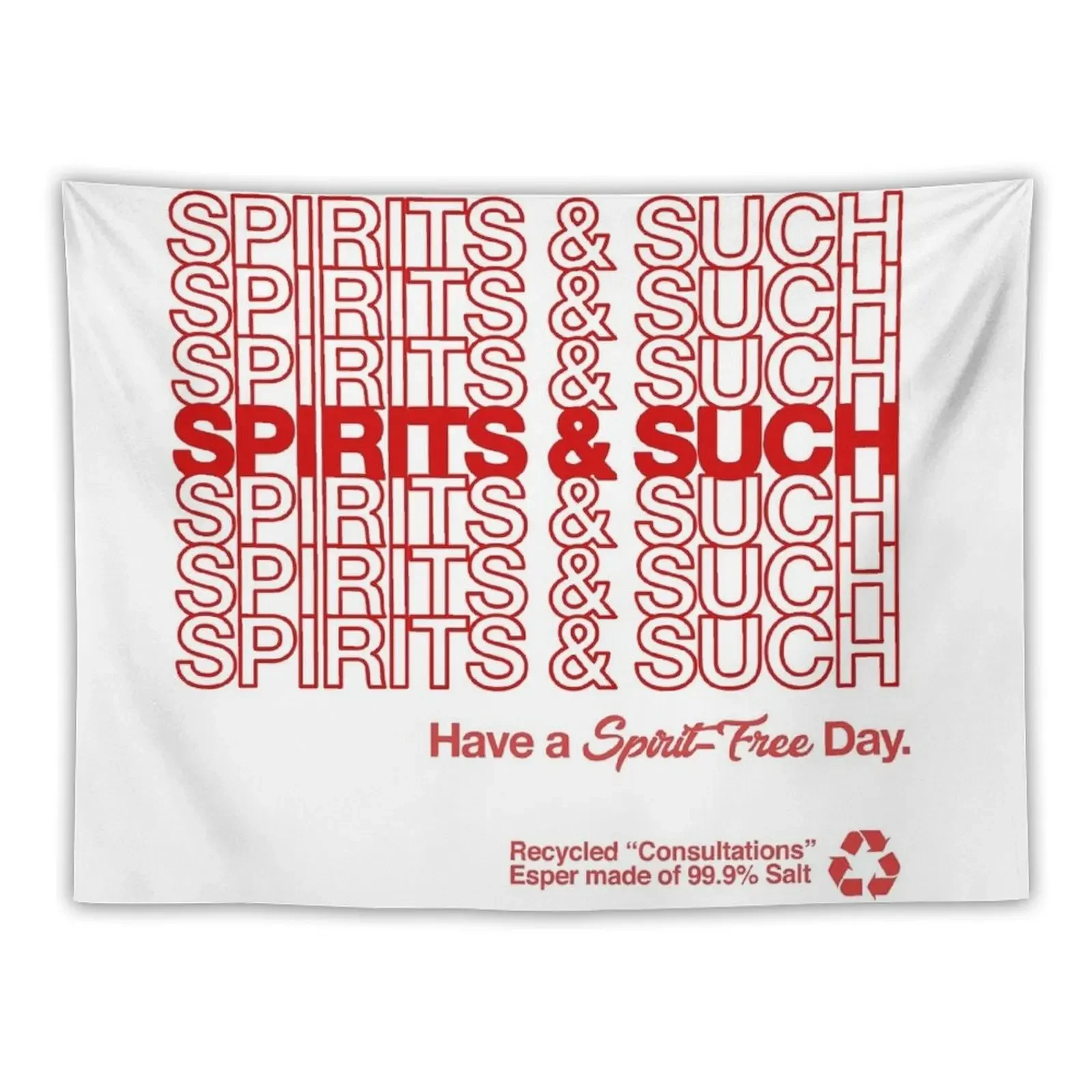 Reigen Arataka's Spirits and Such: Consultation Office (Red) Tapestry Home Decorating Tapestry