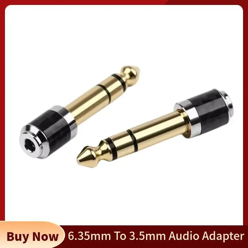 3.5 to 6.35 Adapter Audio Converters 1/4\