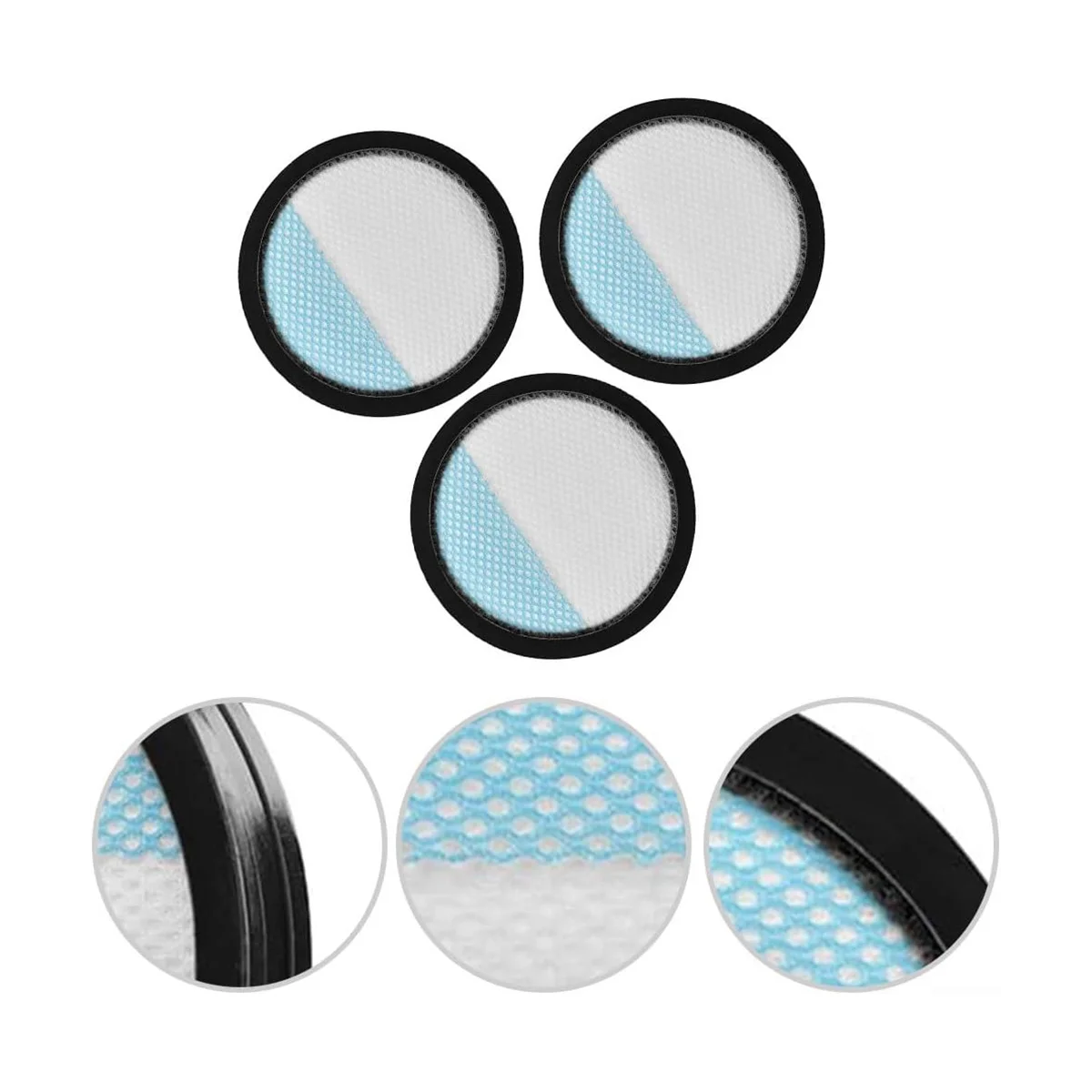 Waschbarer Filterersatz für 18V 1+ Akku-Staubsauger PCL720 PBLSV716 A32SV720N