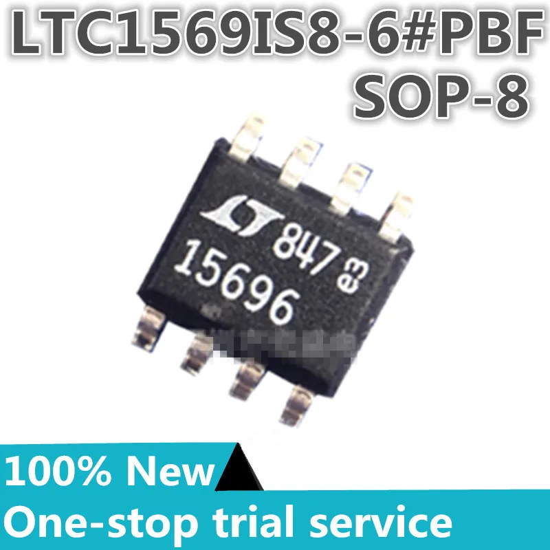 

2-100PCS %New original LTC1569IS8-6#PBF LTC1569IS8-6#TRPBF Silkscreen 15696 package SOP-8 switched capacitor filter