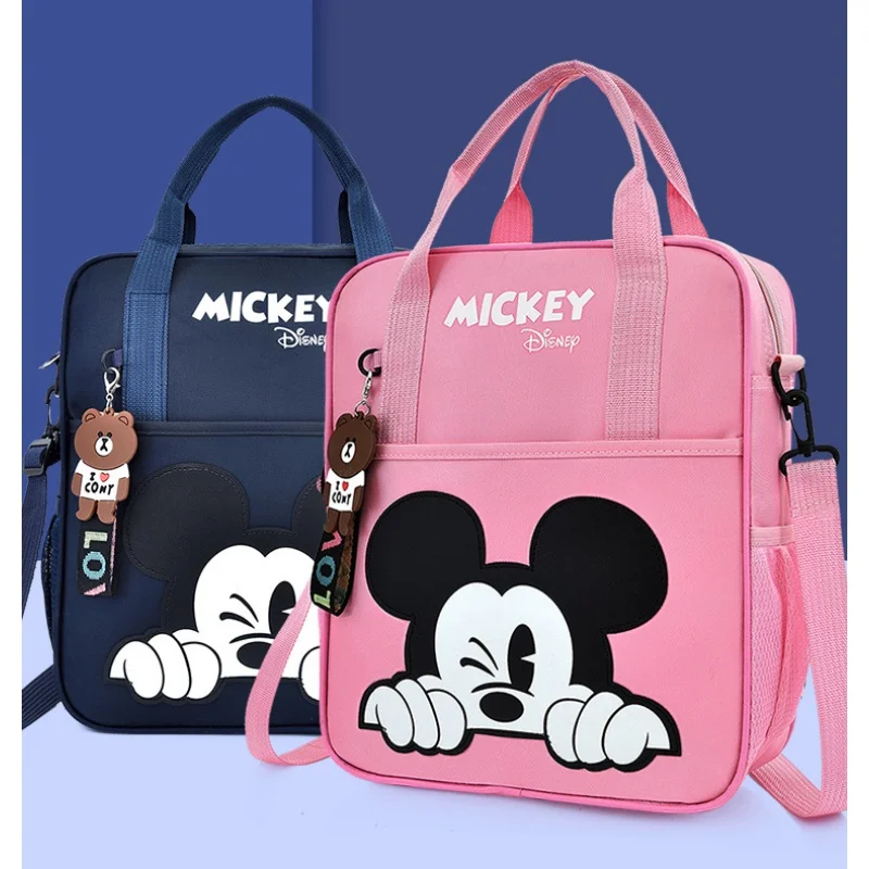 Tuition Bag Tutorial Class Mickey Boys and Girls Primary School Student Schoolbag Make-up Class Three-Purpose Backpack