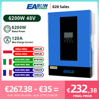 EASUN POWER 6200W 4000W 3200W Off Grid Pure Sine Solar Inverter 48V 24V 12V 230V 120A MPPT Controller Hybrid Inverter With WIFI