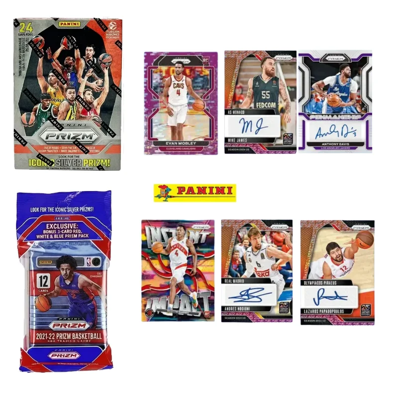 プリズムバスケットボールトレーディングカード-2024-25-ユーロリーグブラスター-2021-22-nba-正規品コレクタブルカード-おもちゃ-ホリデー誕生日プレゼント
