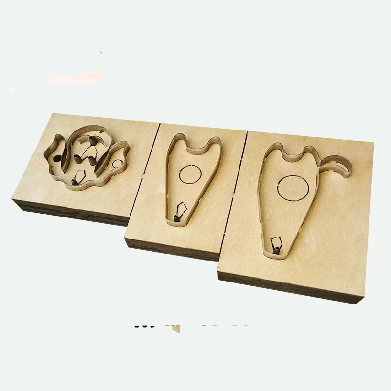 Japan Steel Blade DIY Leather Craft Mini Dog Key Ring Decor Template Die Cutter Cutting Knife Mould Hand Machine Punch Tool