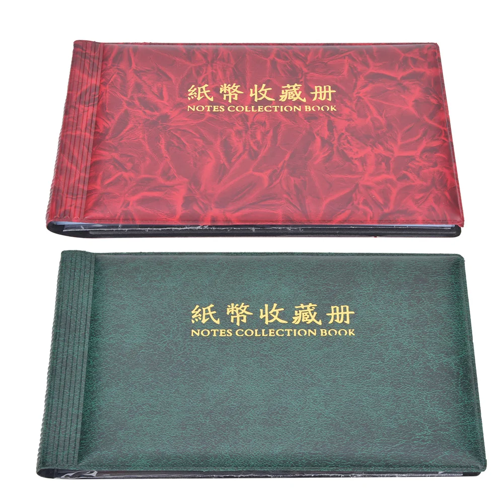 Paper Money Album Long-term Well-received Flatness Sufficient Paper Money Holder for Money Collectors for Holding 60 Banknotes