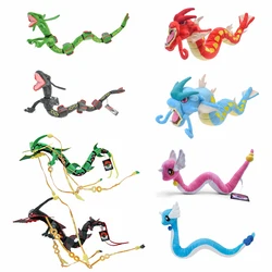 Mega Rayquaza Plush Toy Pokemon Shiny Dragonair Rayquaza Gyarados Peluche Anime Cartoon Stuffed Doll Children Kids Xmas Gifts