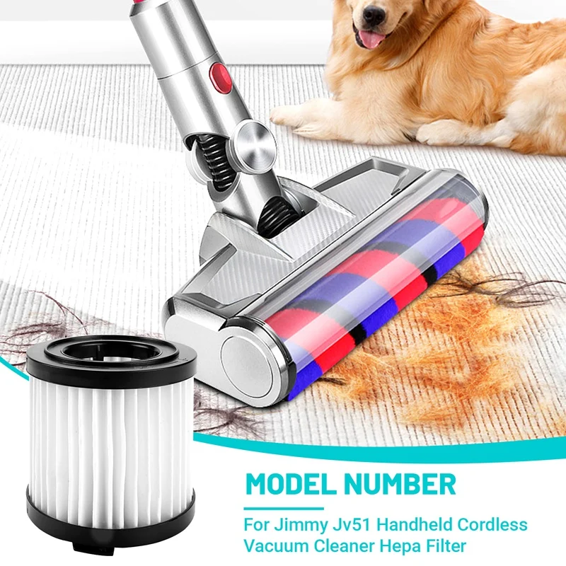 Handheld sem fio aspirador Hepa Filter, Jv51
