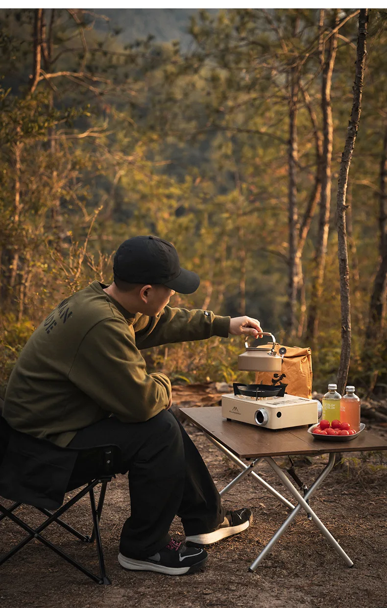 

Газовая плита MOUNTAINHIKER 6800 Вт с высокой мощностью пламени, портативная уличная горелка для пикников, походов, треккинга и отдыха