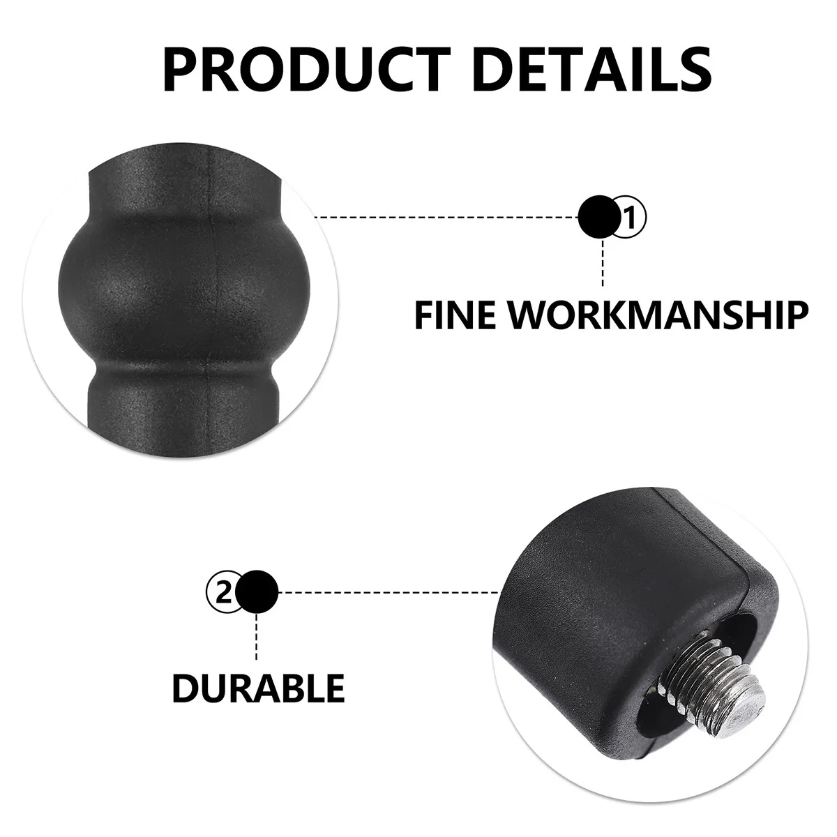 

6pcs Bolts Fixing Screws Replacement Seat Hinge Bolts Durable Stainless Steel Rubber Toilet Seat Cover Screws For Most Toilet