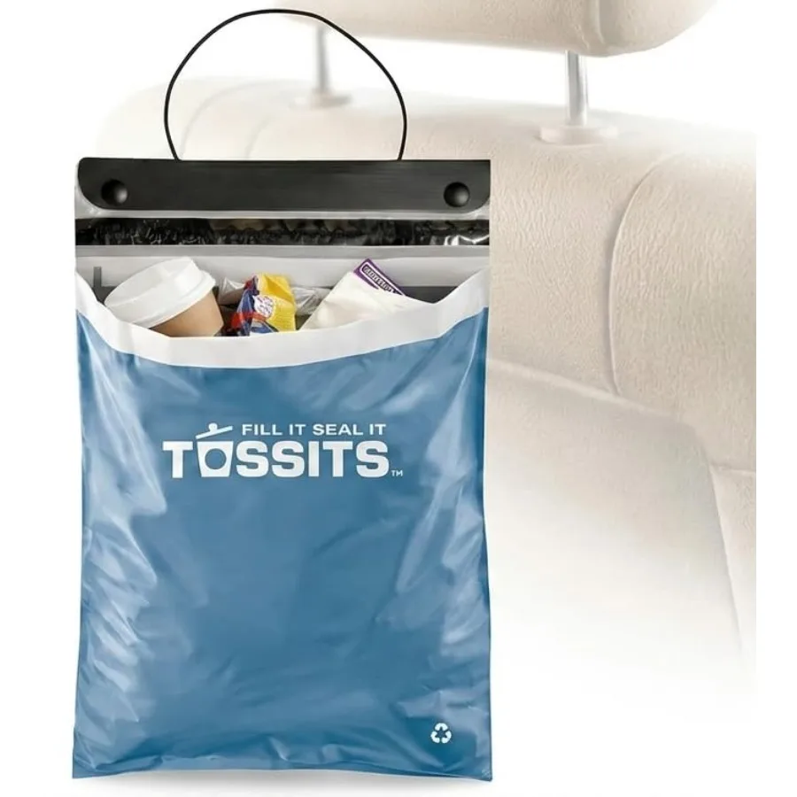 

Recycled Disposable Car Trash Bags Leakproof, Smell Proof Hanging Garbage Bags for Car, Truck, SUV, RV and Vehicle,Disposable A