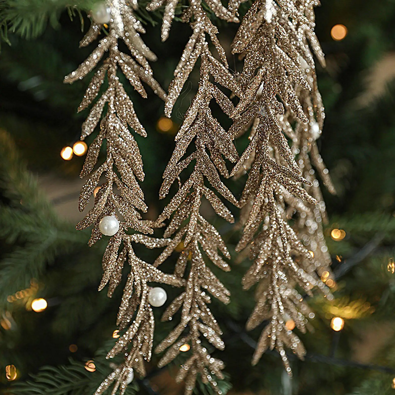 Christmas Tree Filler Garland Branches Stem Decorations Christmas Greenery For Crafts For Indoor Holiday Winter Fall Mantle