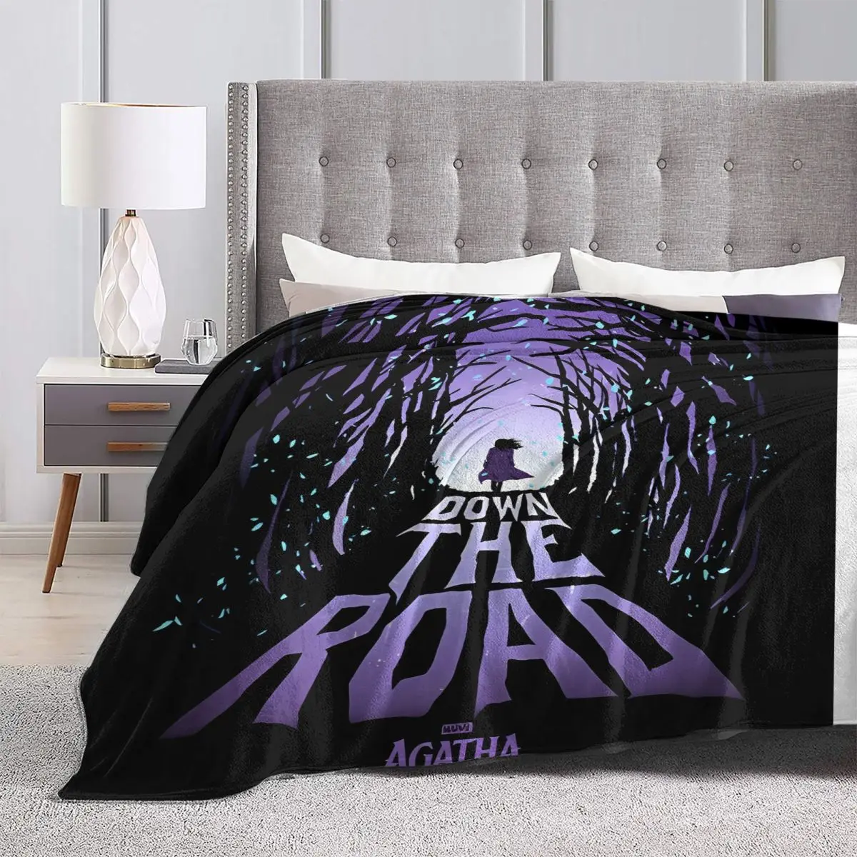 Agatha All Along Blanket Quality Warm Soft down the road Throw Blanket Winter Decorative Living Room Aesthetic Bedspread