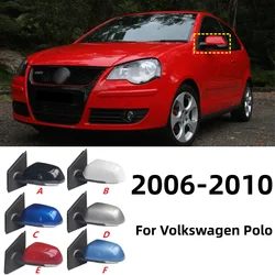 Car Outside Rearview Mirror Side Rear View Mirror assembly For VW VOLKSWAGEN POLO 2006-2010