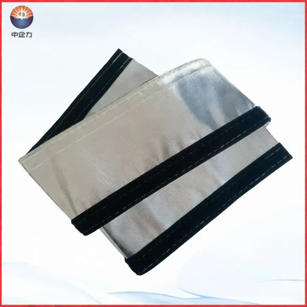 Thermal Insulation Wrap Pipe Sleeve Aluminum Foil Fiberglass Fireproof Heat Shielding Hose Protector Guard For Industrial