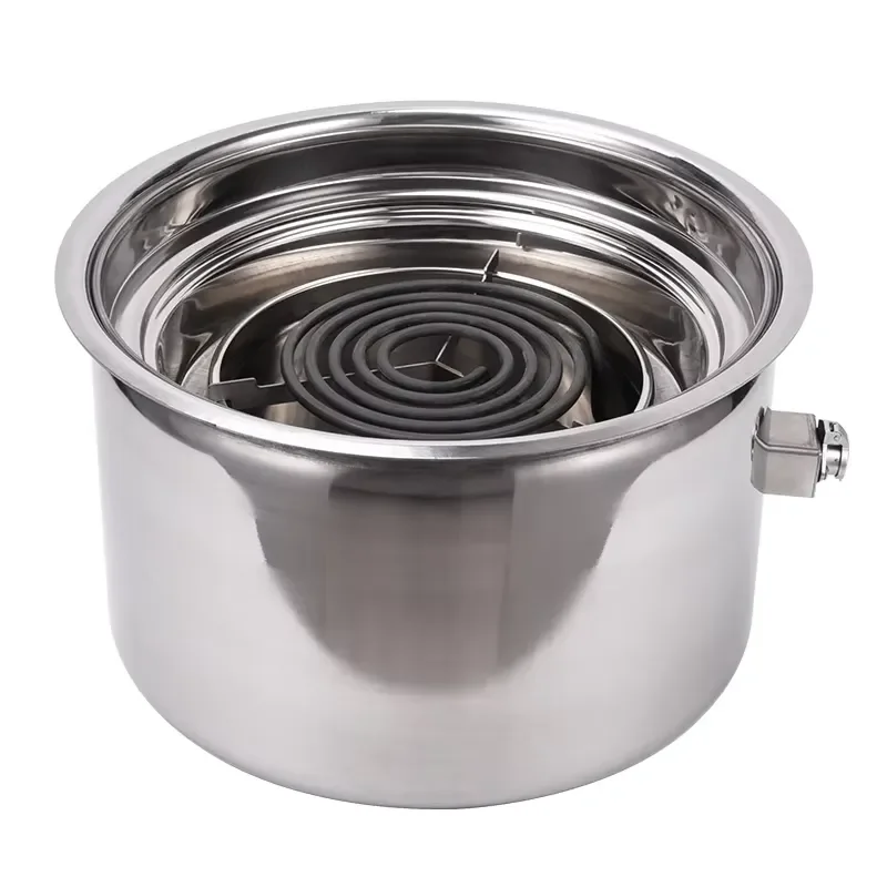 New round 2400w Japanese commercial desktop electric barbecue grill Korean restaurant smokeless indoor electric barbecue